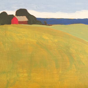 Mini Painting: Barn and Pasture
