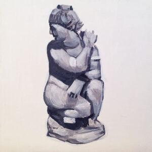 Mini Painting: Grisaille Classical Statue