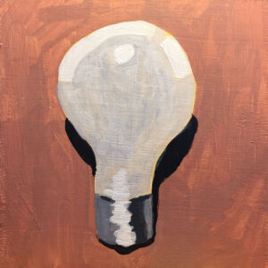 Mini Painting: Light Bulb