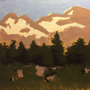 Mini Painting: Mountain Scene