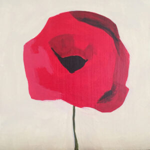 Mini Painting: Red Poppy