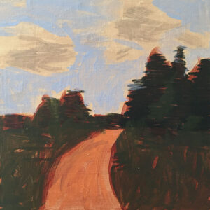Mini Painting: Road and Sky