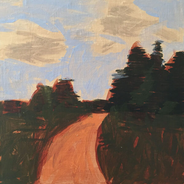 Mini Painting: Road and Sky