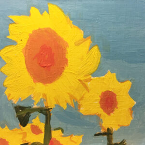 Mini Painting: Sunflowers