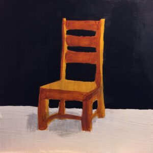 Mini Painting: Wooden Chair
