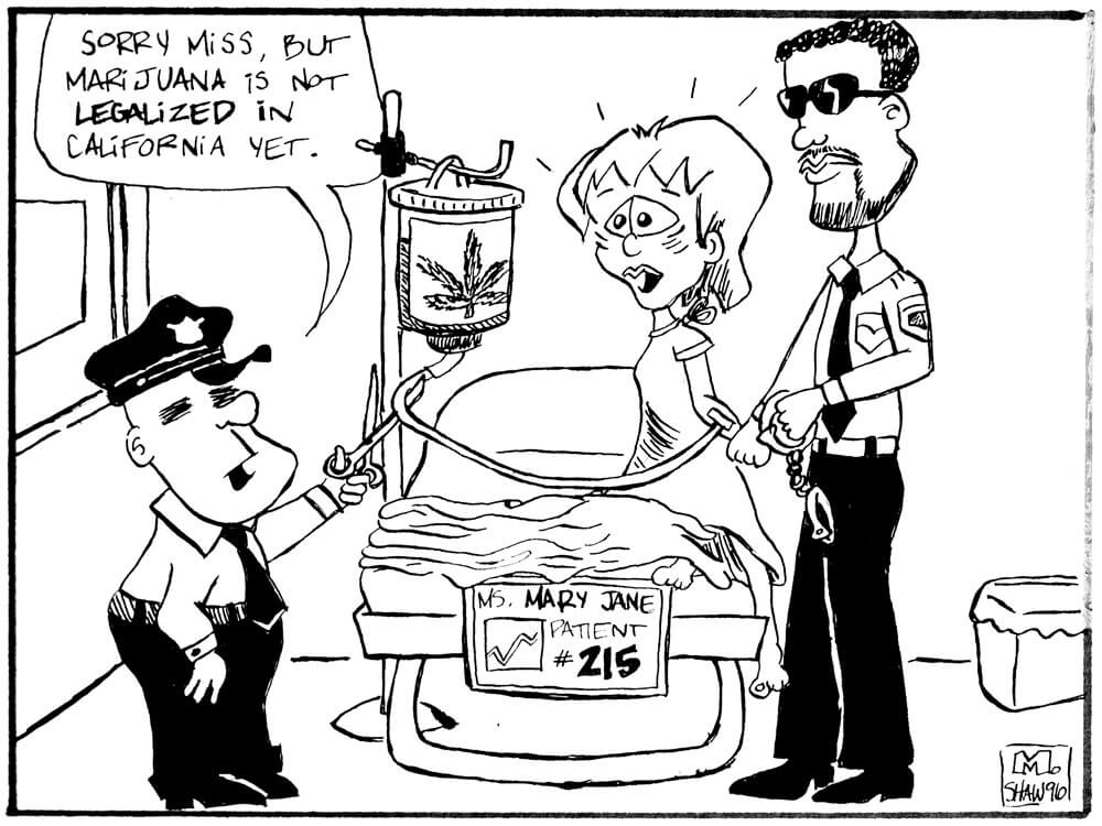 Editorial Cartoon: California Prop 215